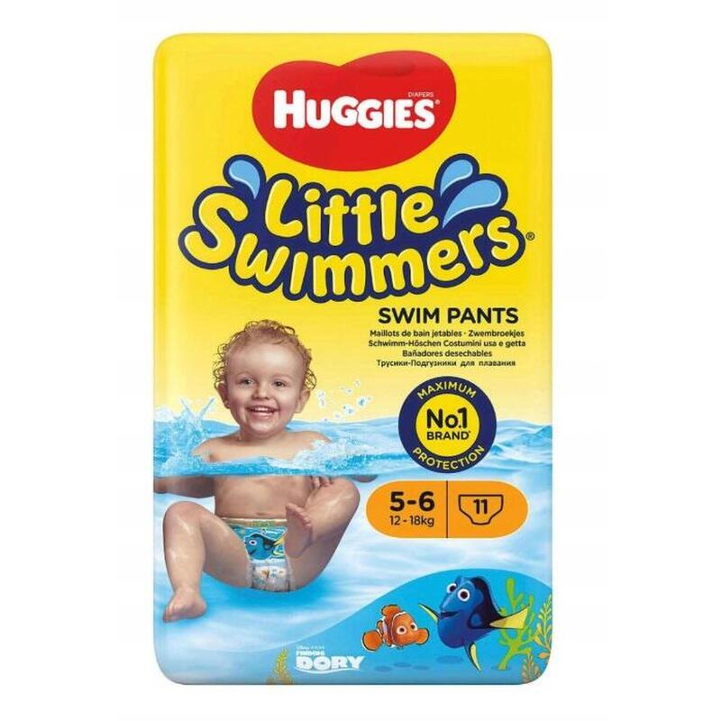 Huggies opakowanie (12-18kg) 5-6 little swimmers large pieluszki do pływania