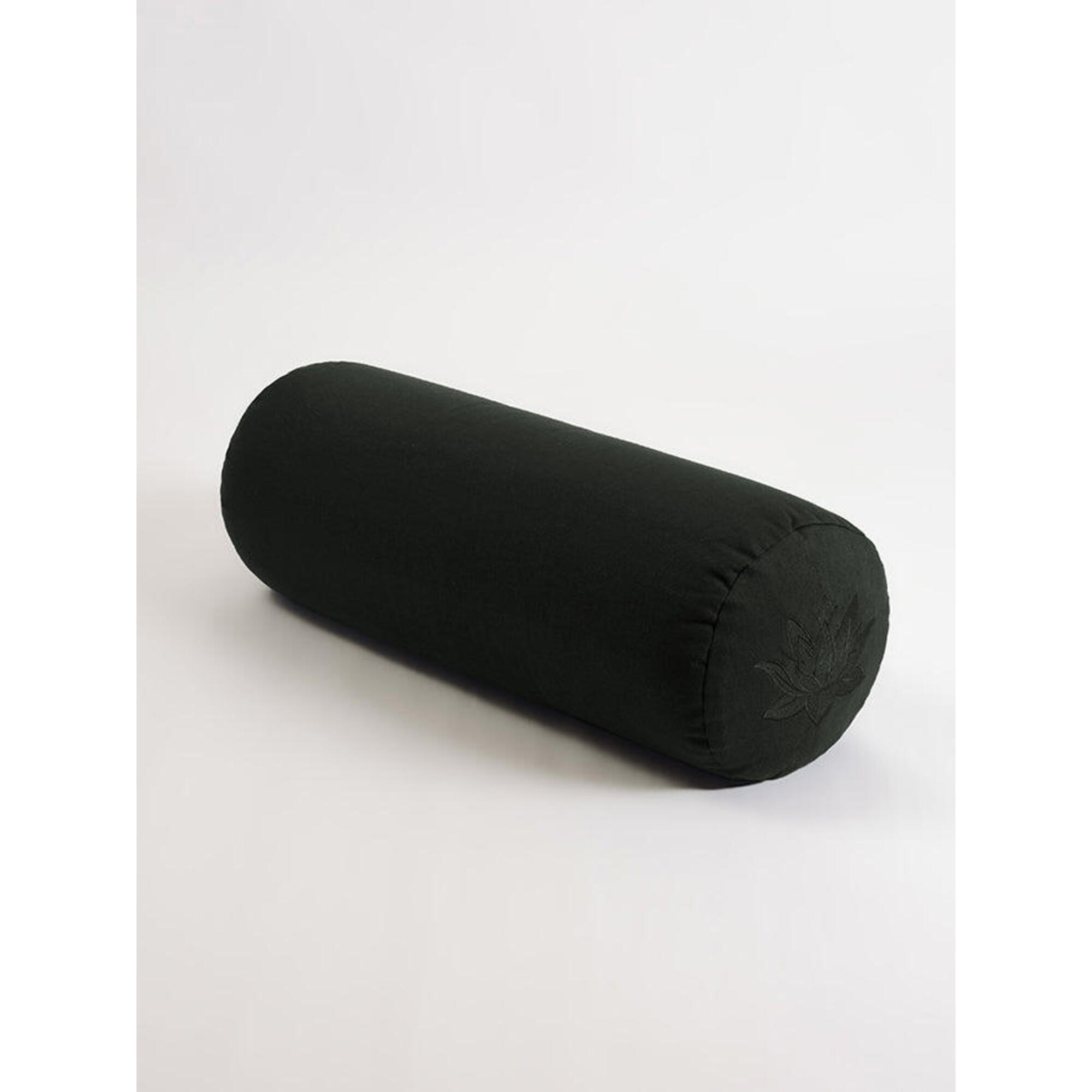 YOGA STUDIO Yoga Studio Organic Buckwheat Lotus Bolster - Black