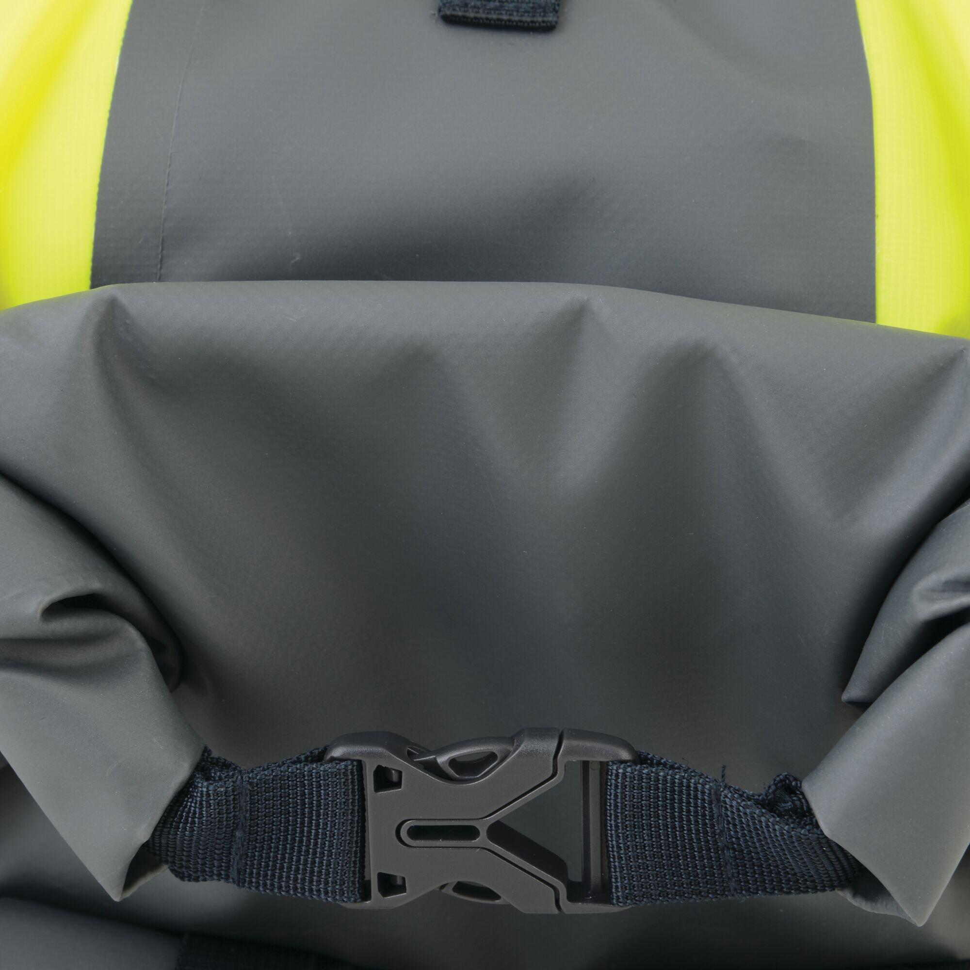 Ardus Adults' Hiking 30 Litre Waterproof Backpack - Neon Yellow/Grey 4/7