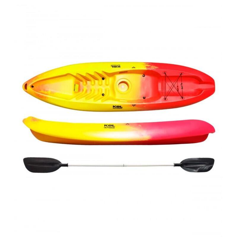Kayak de Paseo Kol Outdoor Mola Basic Color Amarillo, rojo