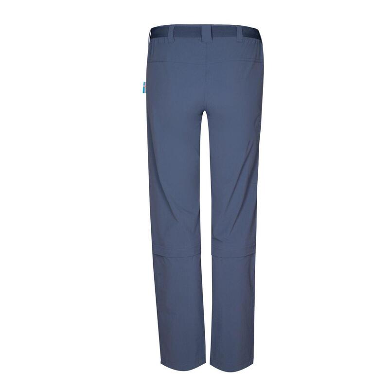 Pantalon de trekking zippé Keflavik bleu falaise pour femme