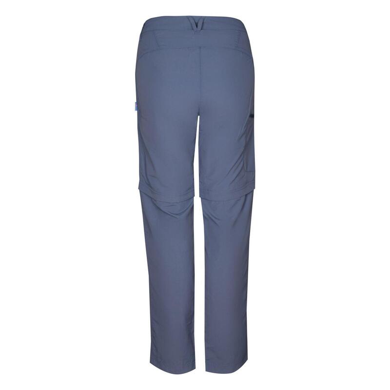 Damen Zipp Off Hose Skogar Klippenblau