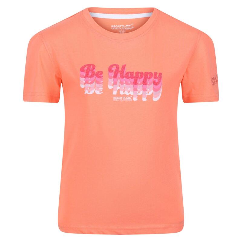Camiseta Bosley V 3D para Niños/Niñas Coral Fusión