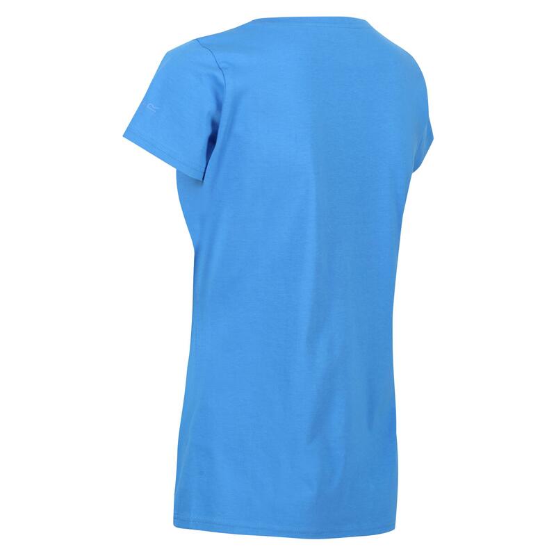 Camiseta Breezed II Montaña para Mujer Azul Sonic