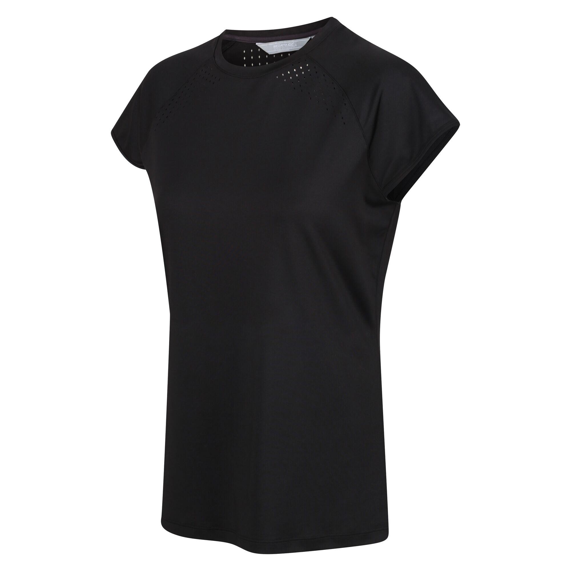 Luaza Women's Walking T-Shirt - Black 4/5