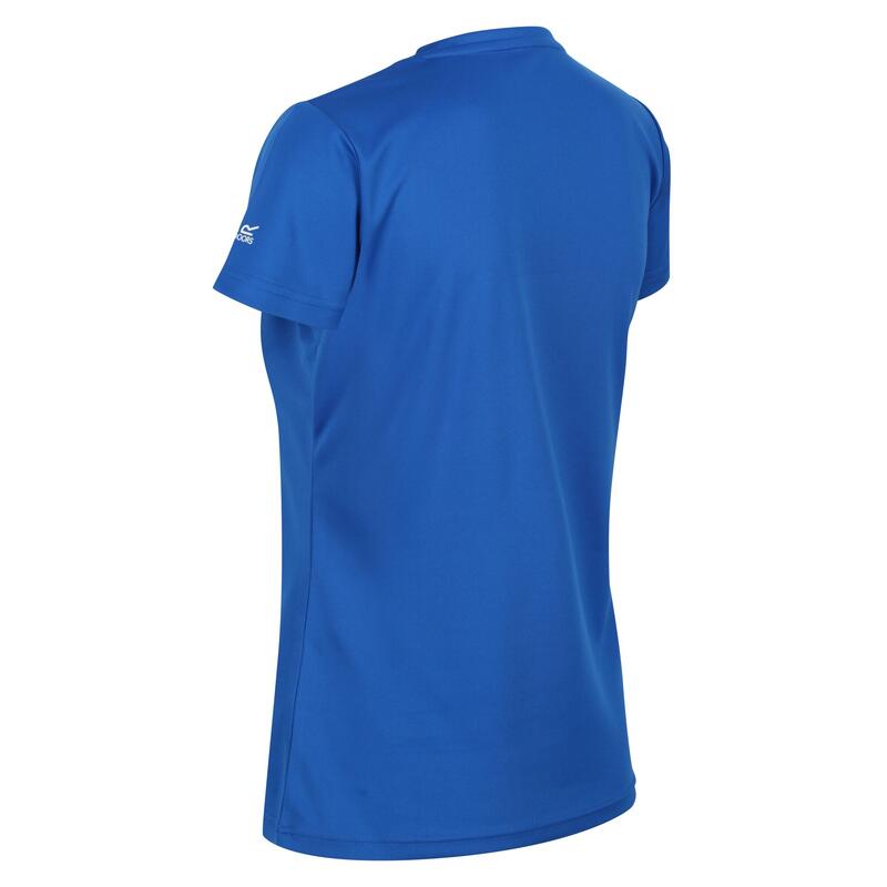 Camiseta Fingal VI Texto para Mujer Azul Lapis
