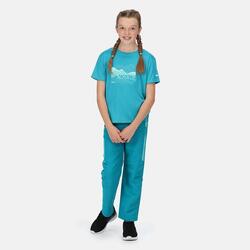 Alvarado VI T-shirt de marche à manches courtes pour enfant - Turquoise moyen