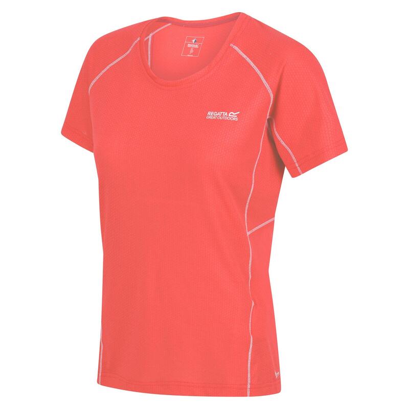 Devote II Fitness-T-shirt voor dames - Oranje