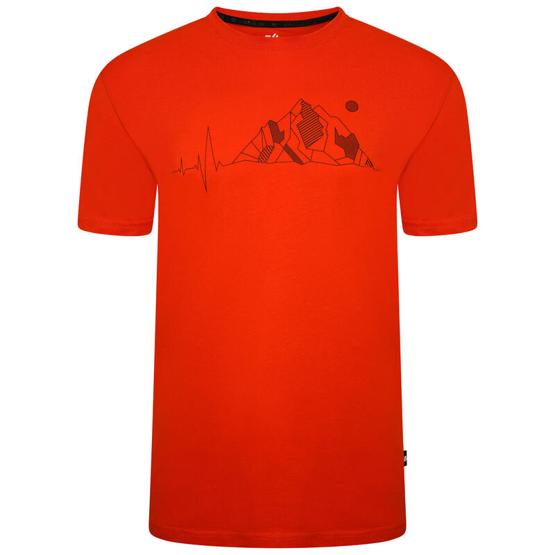 Integral II wandel-T-shirt met korte mouwen voor heren - Middenoranje