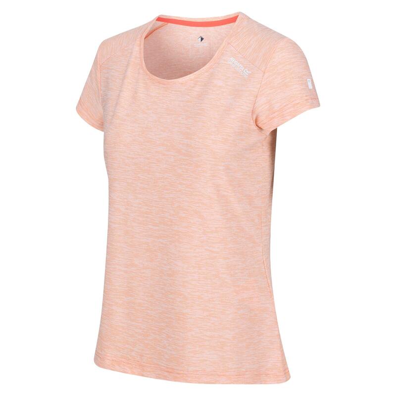 Limonite V Fitness-T-shirt voor dames - Oranje