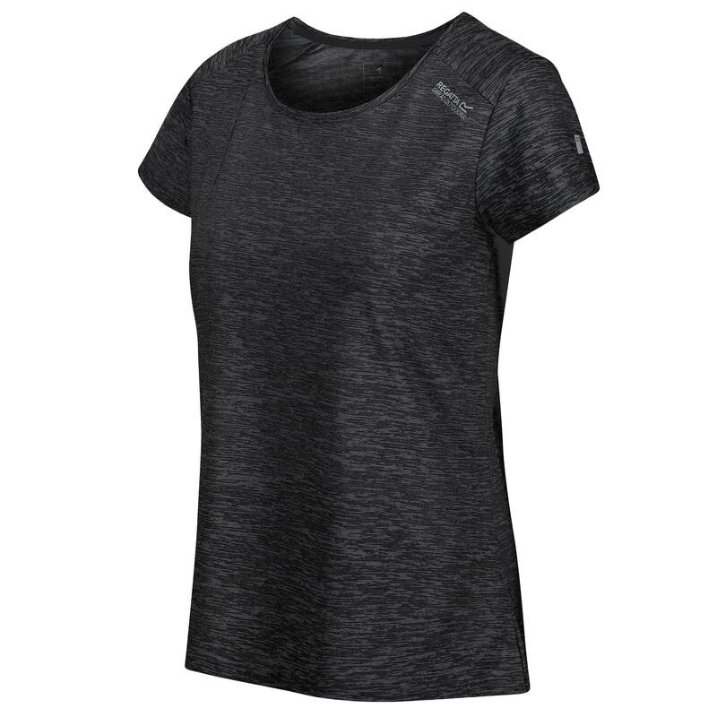 Limonite V T-shirt Fitness pour femme - Noir