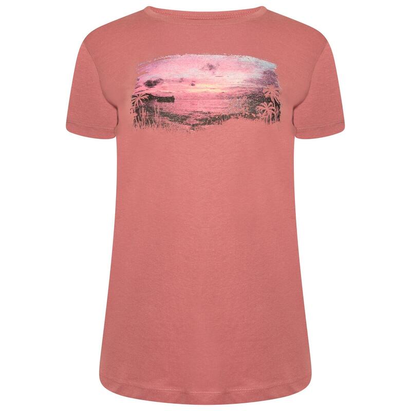 Peace of Mind fitness-T-shirt met korte mouwen voor dames - Roze