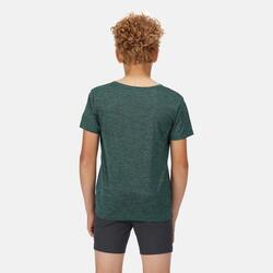 Fingal Edition wandel-T-shirt met korte mouwen voor kinderen - Groen