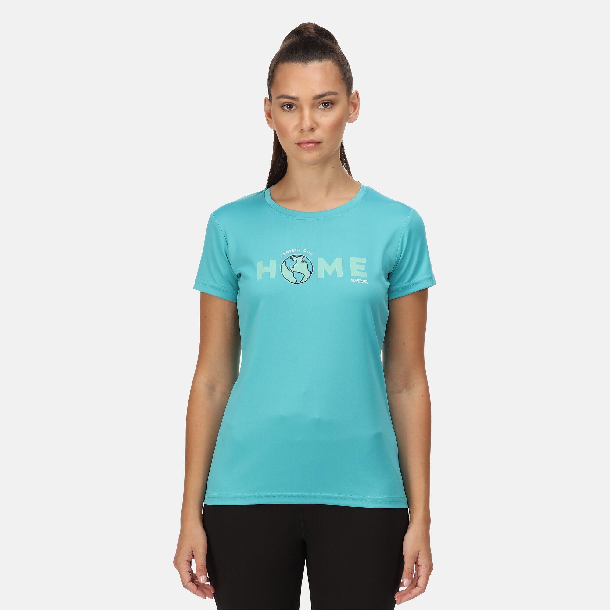 REGATTA Fingal VI Women's Walking T-Shirt - Turquoise