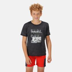 Alvarado VI T-shirt de marche à manches courtes pour enfant - Gris