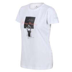 Fingal VI Fitness-T-shirt voor dames - Wit