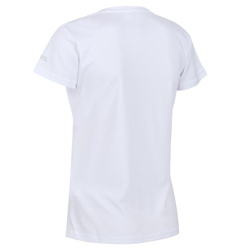 Fingal VI T-shirt Fitness pour femme - Blanc