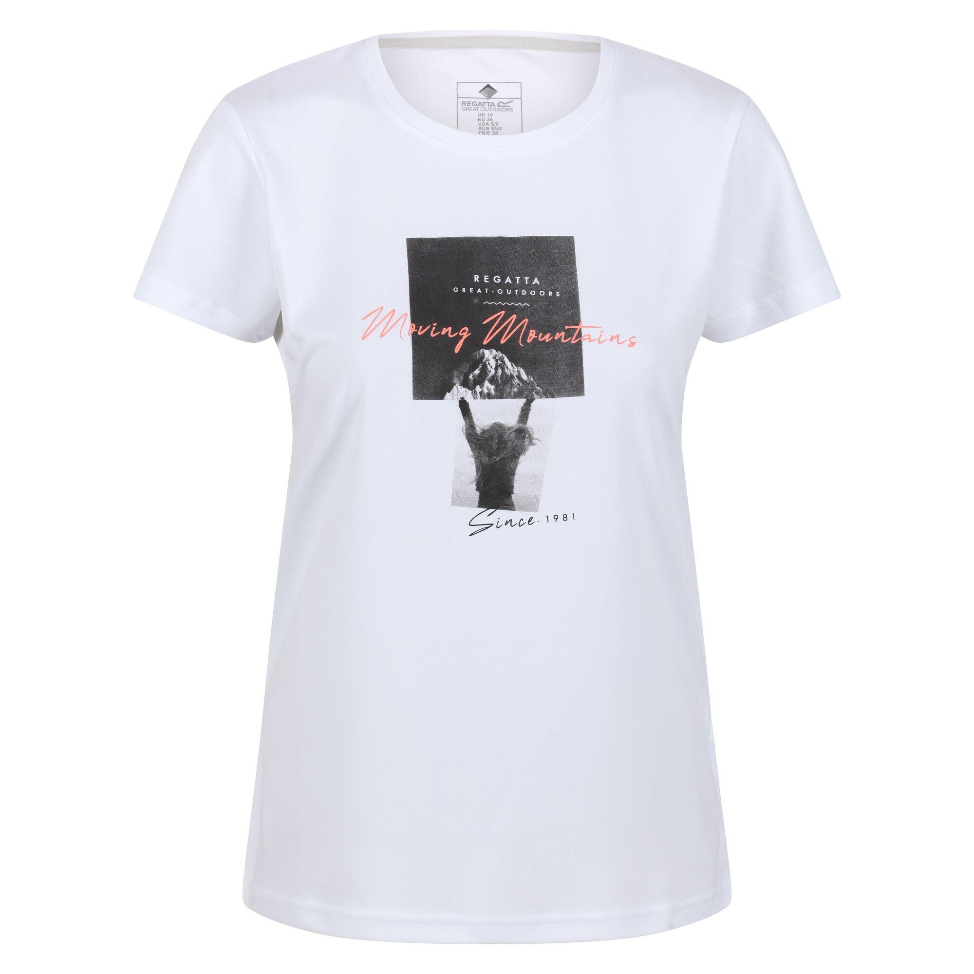 Fingal VI Women's Walking T-Shirt - White 3/4