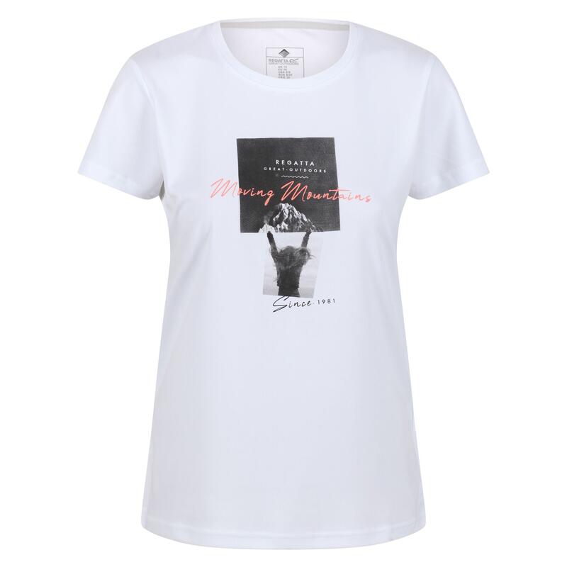 Fingal VI T-shirt Fitness pour femme - Blanc