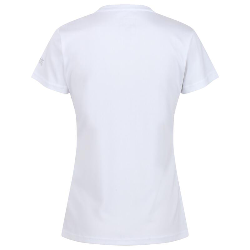 Fingal VI T-shirt Fitness pour femme - Blanc