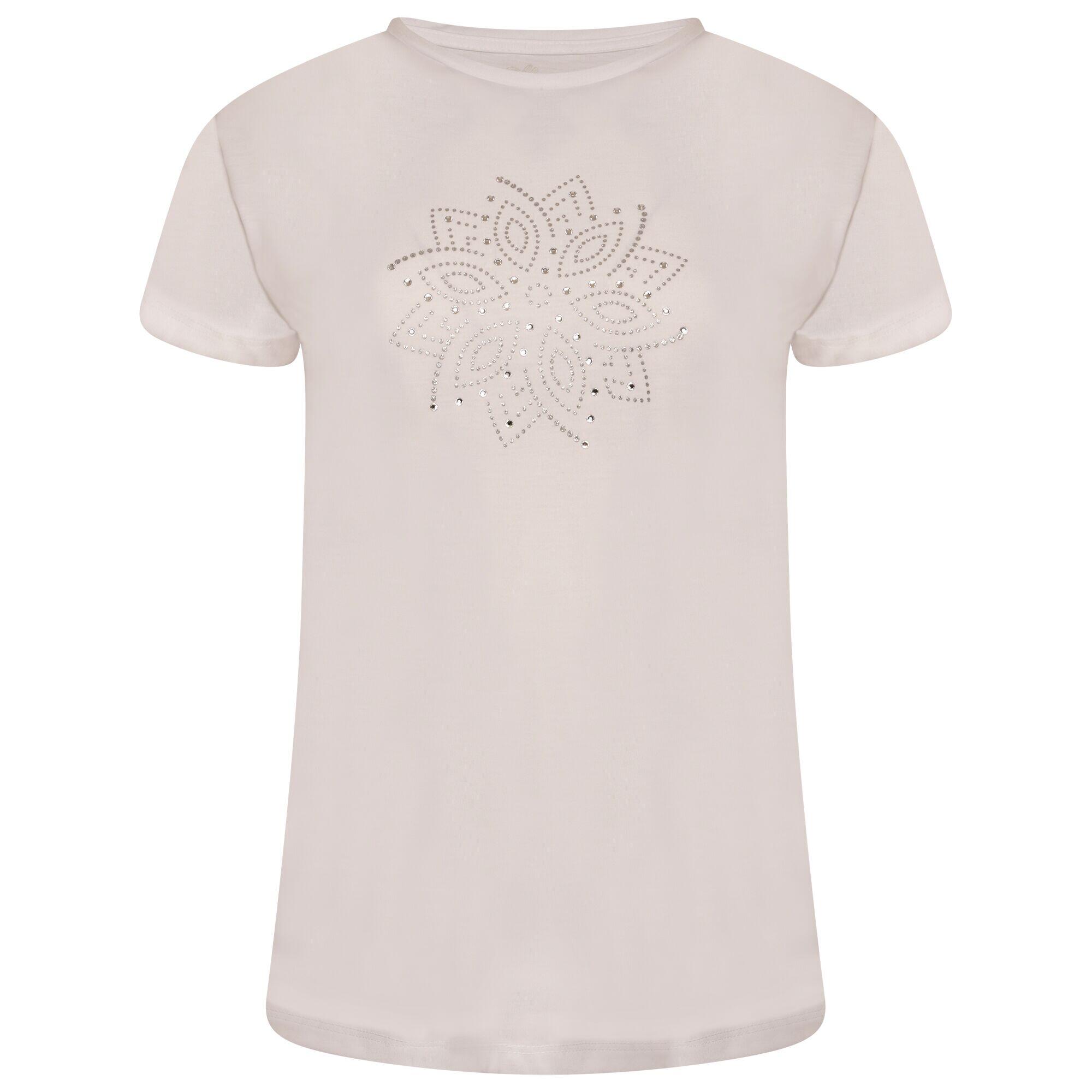 Crystallize Women's Fitness Short Sleeve  T-Shirt - White 5/5