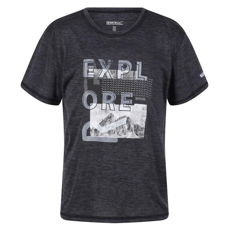 Kinderen/Kinderen Alvarado VI Explorer Tshirt (India Grijs Mergel)