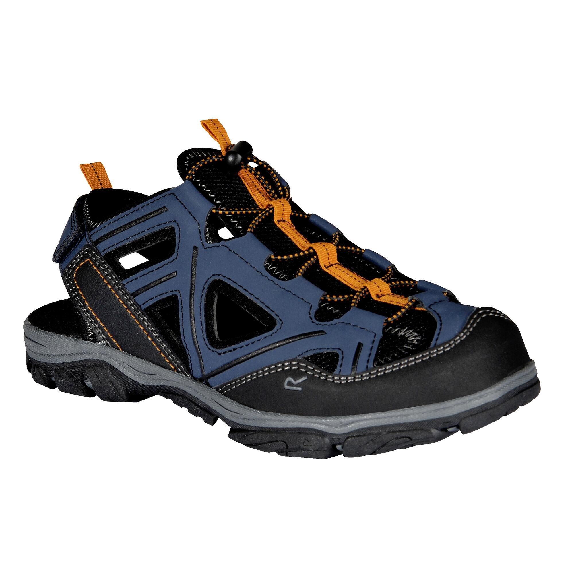 REGATTA Westshore 3 Men's Hiking Sandals - Denim Blue / Orange