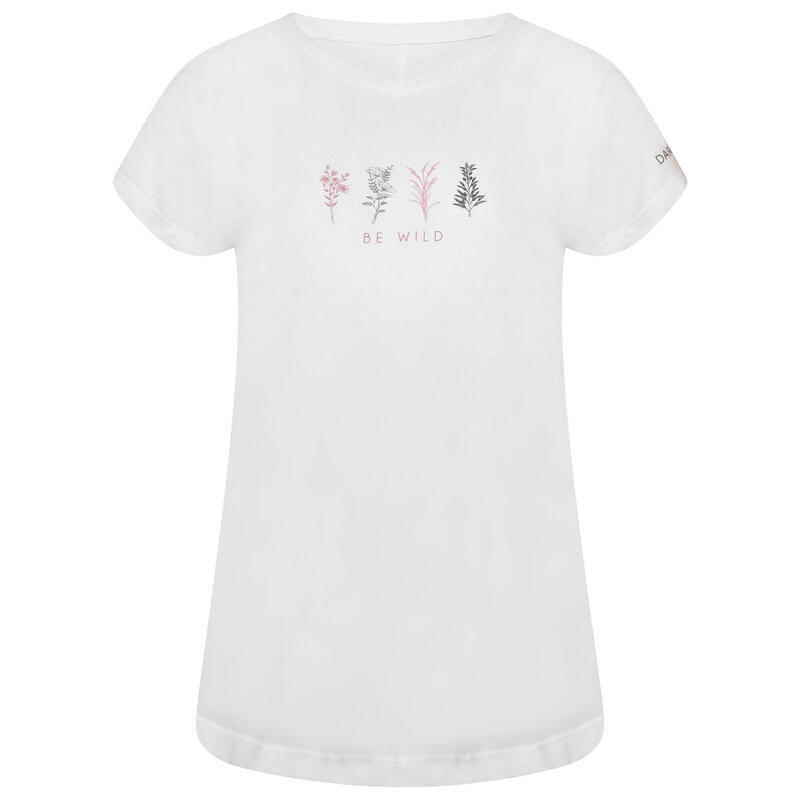 Moments II fitness-T-shirt met korte mouwen voor dames - Wit