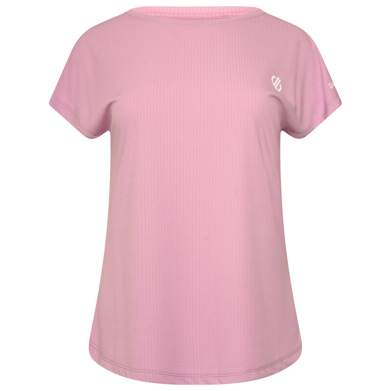 Breeze By Kurzärmeliges Fitness-T-Shirt für Damen - Blassviolett