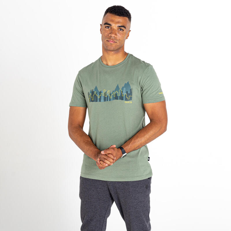 Perpetuate T-shirt de marche à manches courtes pour homme - Vert