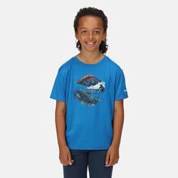 Alvarado VI T-shirt de marche à manches courtes pour enfant - Bleu