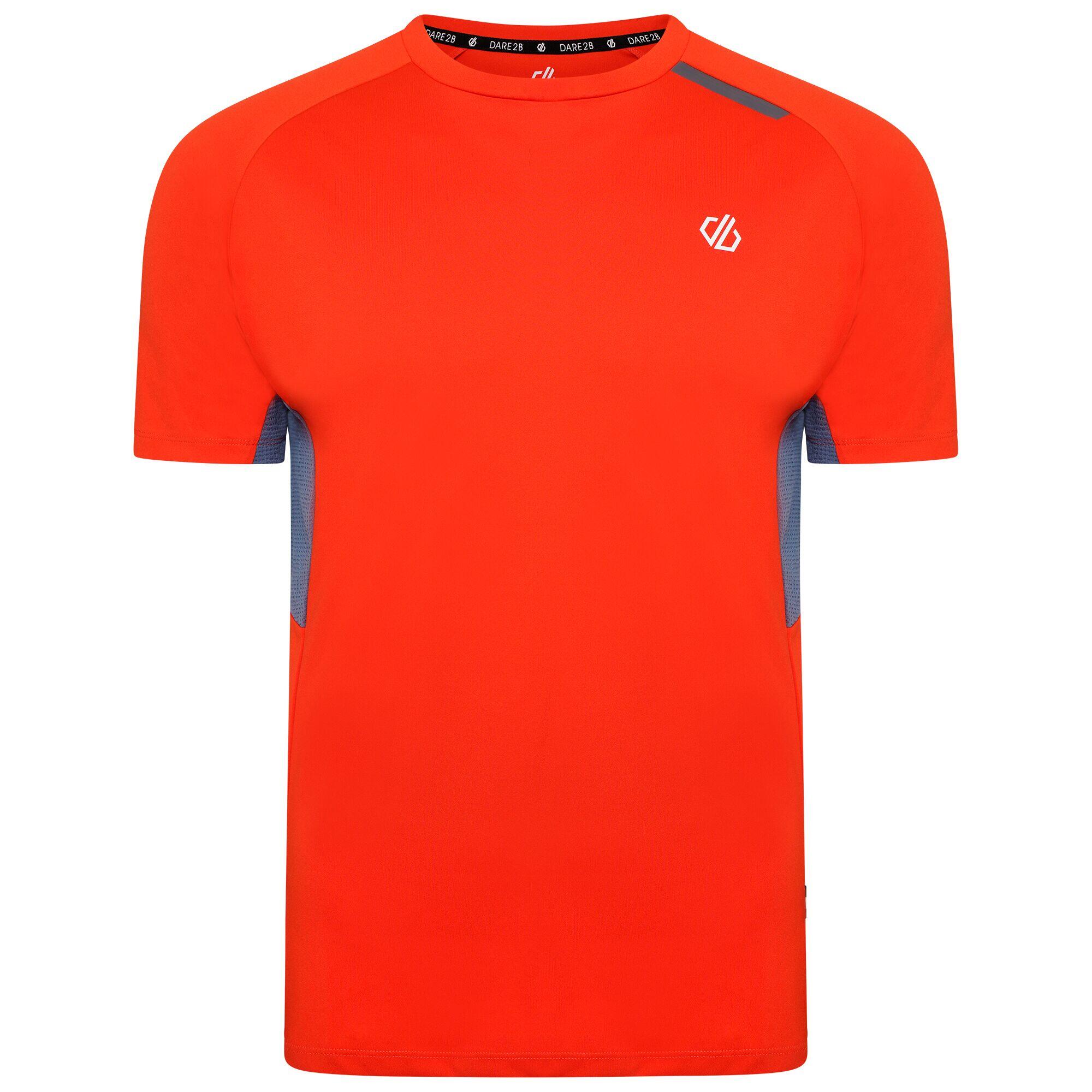 Dare 2B Dare 2b Mens Peerless II T Shirt Tee Top Orange Sports Running Gym Breathable 