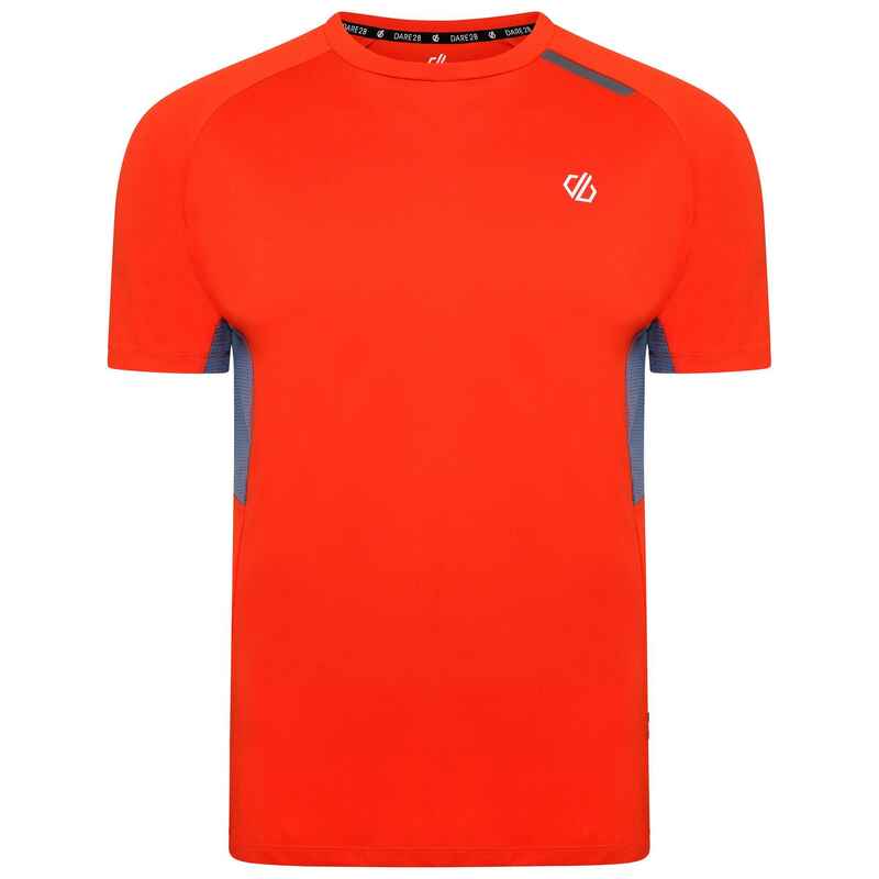 Peerless II Kurzärmeliges Fitnessshirt für Herren - Orange Media 1