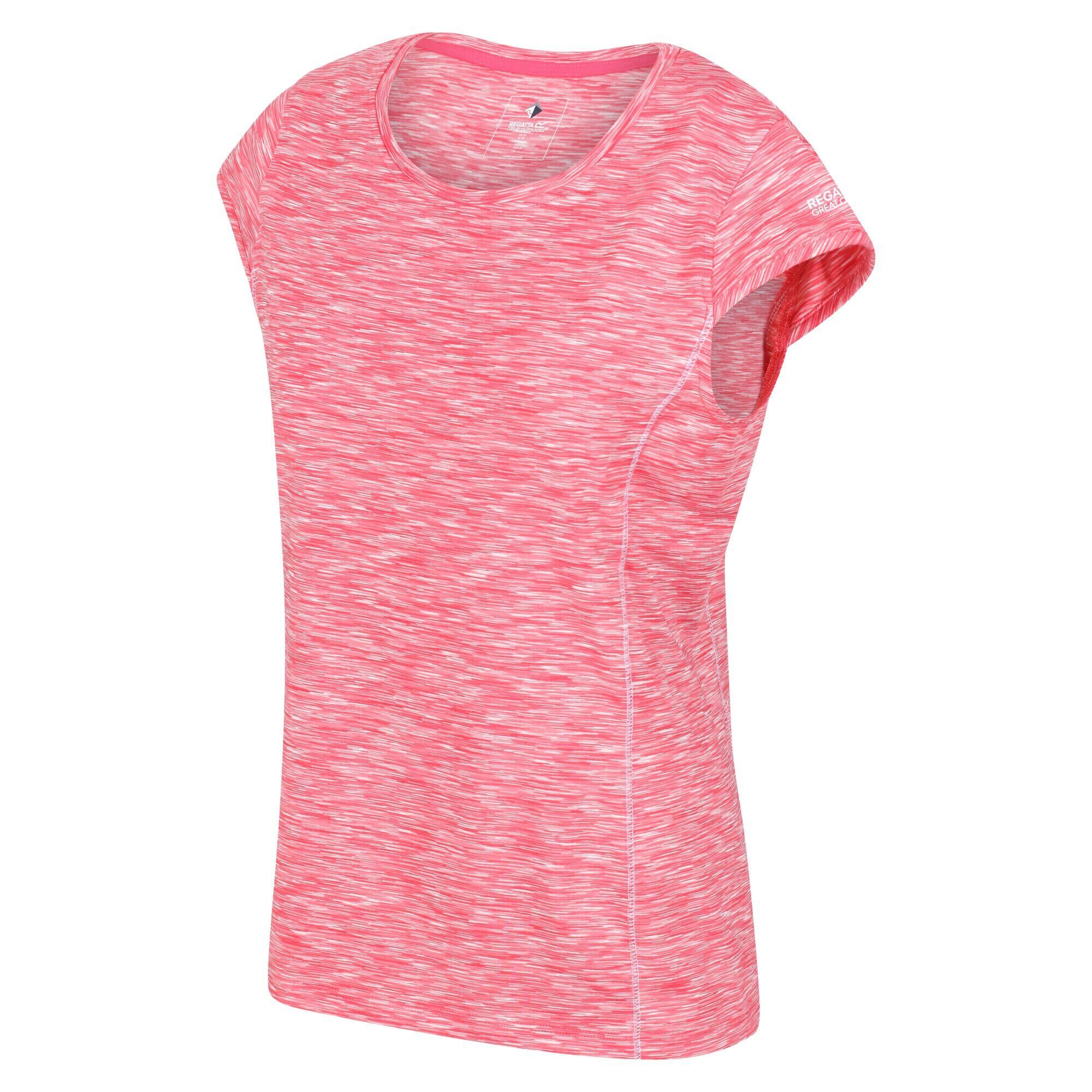 REGATTA Hyperdimension II Women's Walking T-Shirt - Tropical Pink