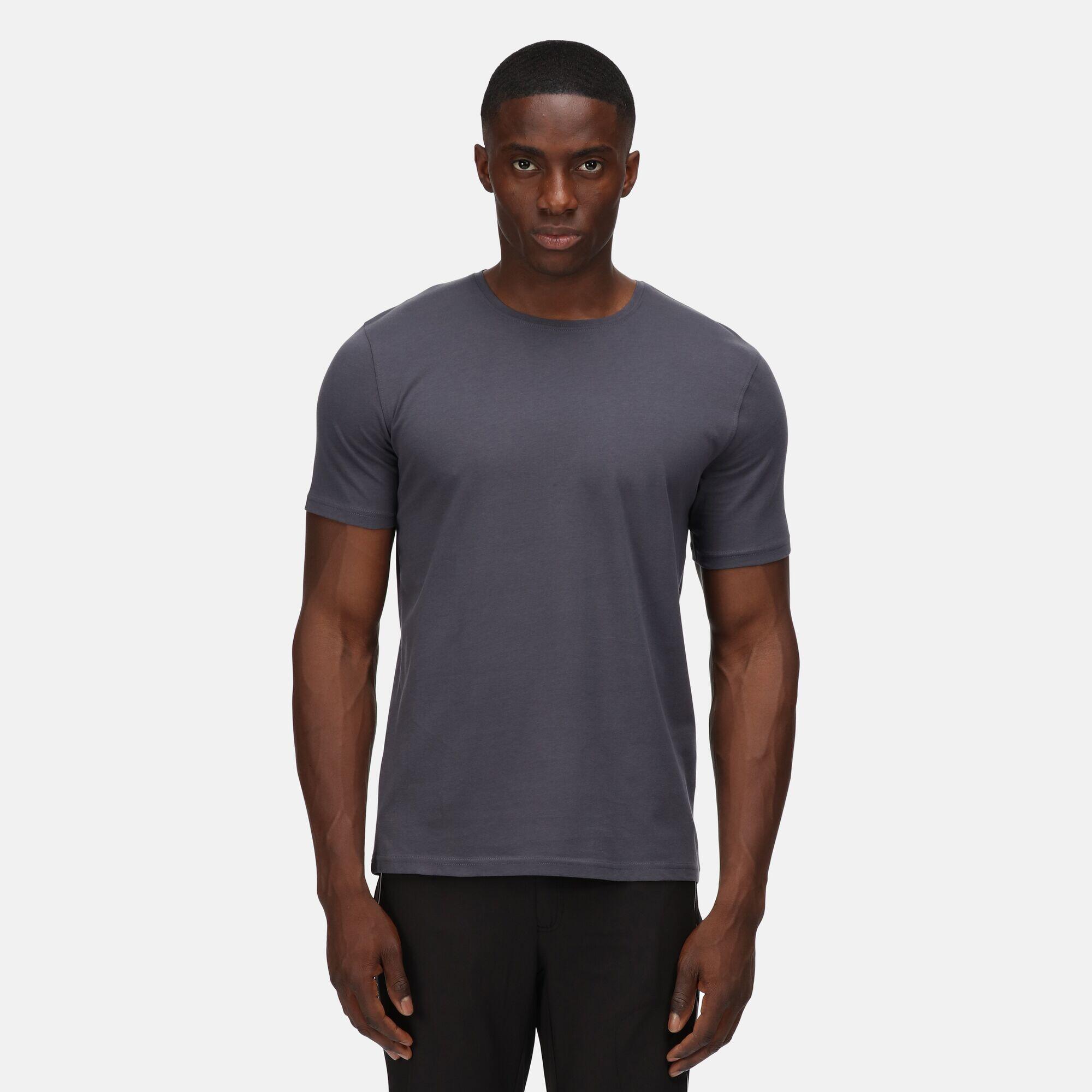 REGATTA Tait Men's Walking Short Sleeve T-Shirt - Grey