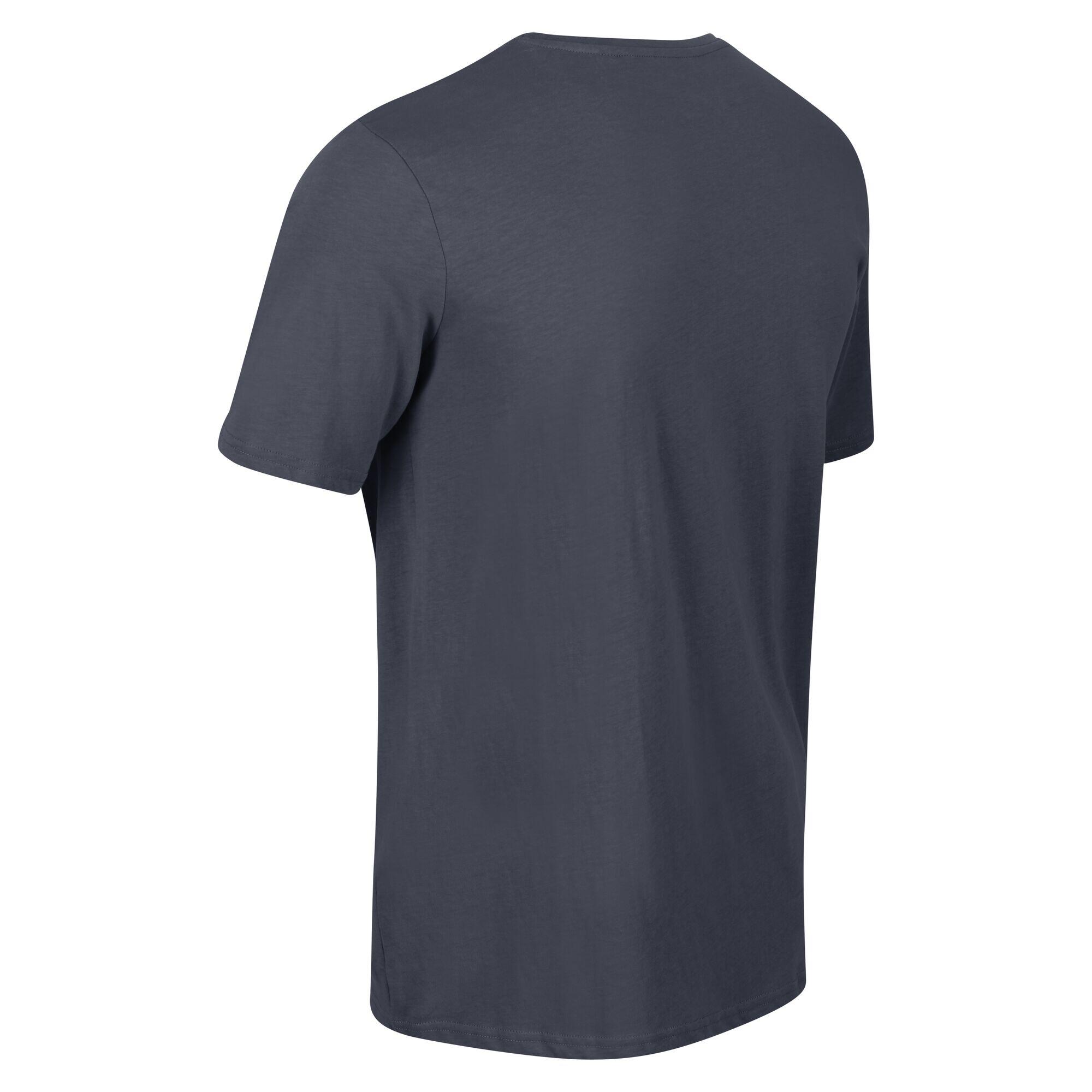 Tait Men's Walking Short Sleeve T-Shirt - Grey 5/5