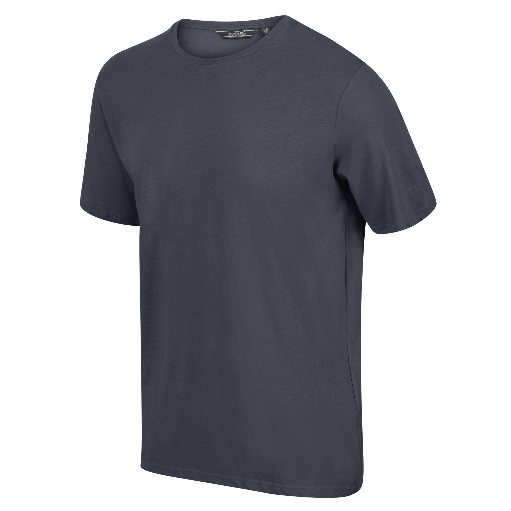 Tait Men's Walking Short Sleeve T-Shirt - Grey 4/5