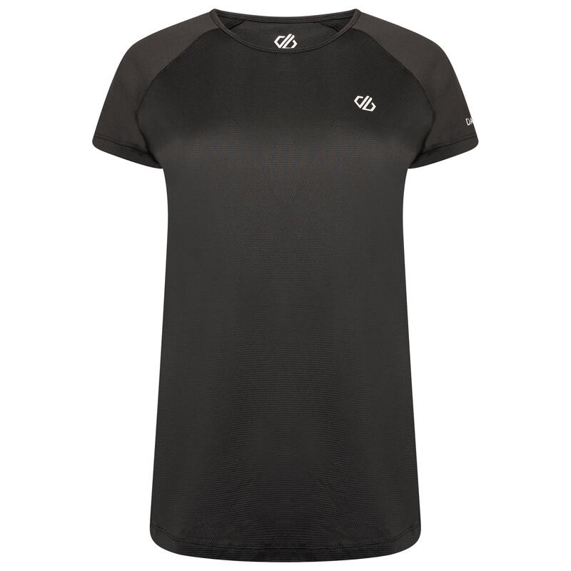 Corral fitness-T-shirt met korte mouwen voor dames - Donkergrijs