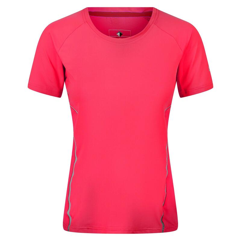 Highton Pro Fitness-T-shirt voor dames - Donkerroze