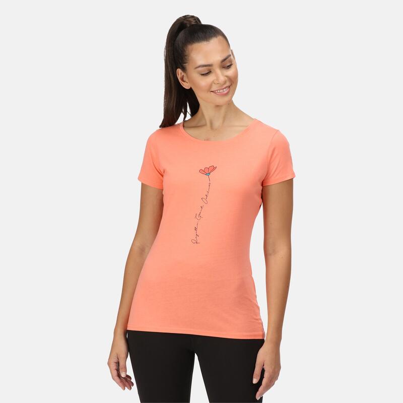 Breezed II Fitness-T-shirt voor dames - Roze