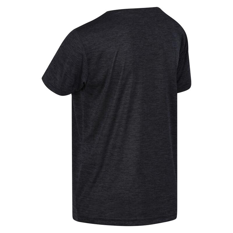 Fingal Edition wandel-T-shirt met korte mouwen voor kinderen - Zwart