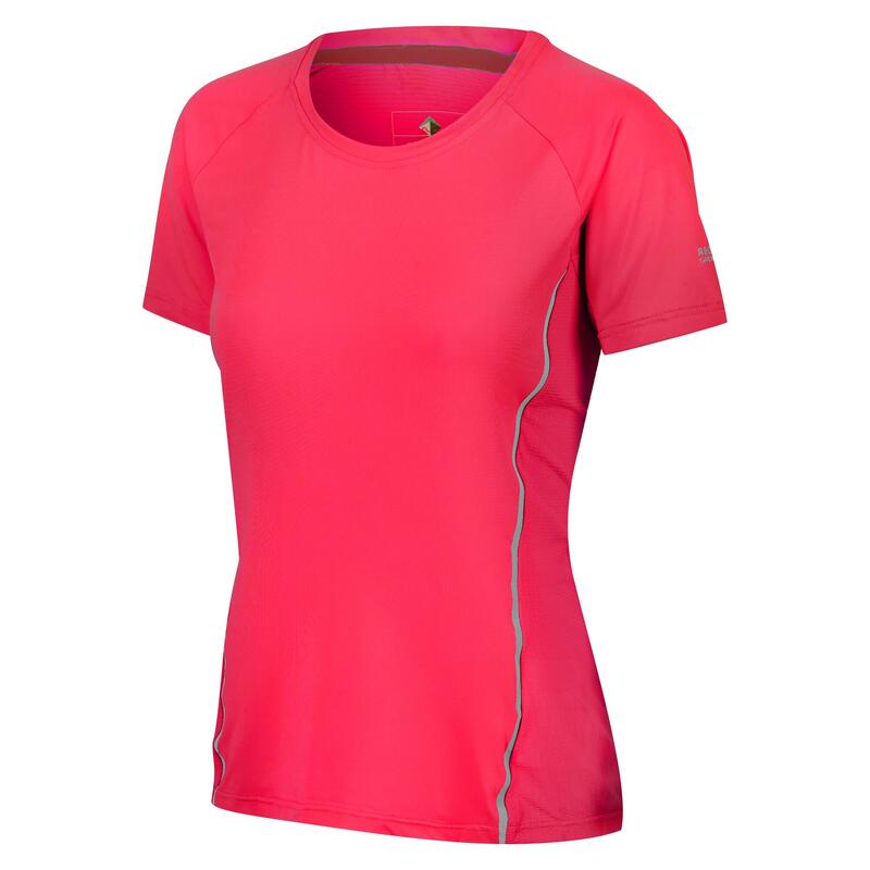 Highton Pro Fitness-T-Shirt für Damen - Dunkelpink