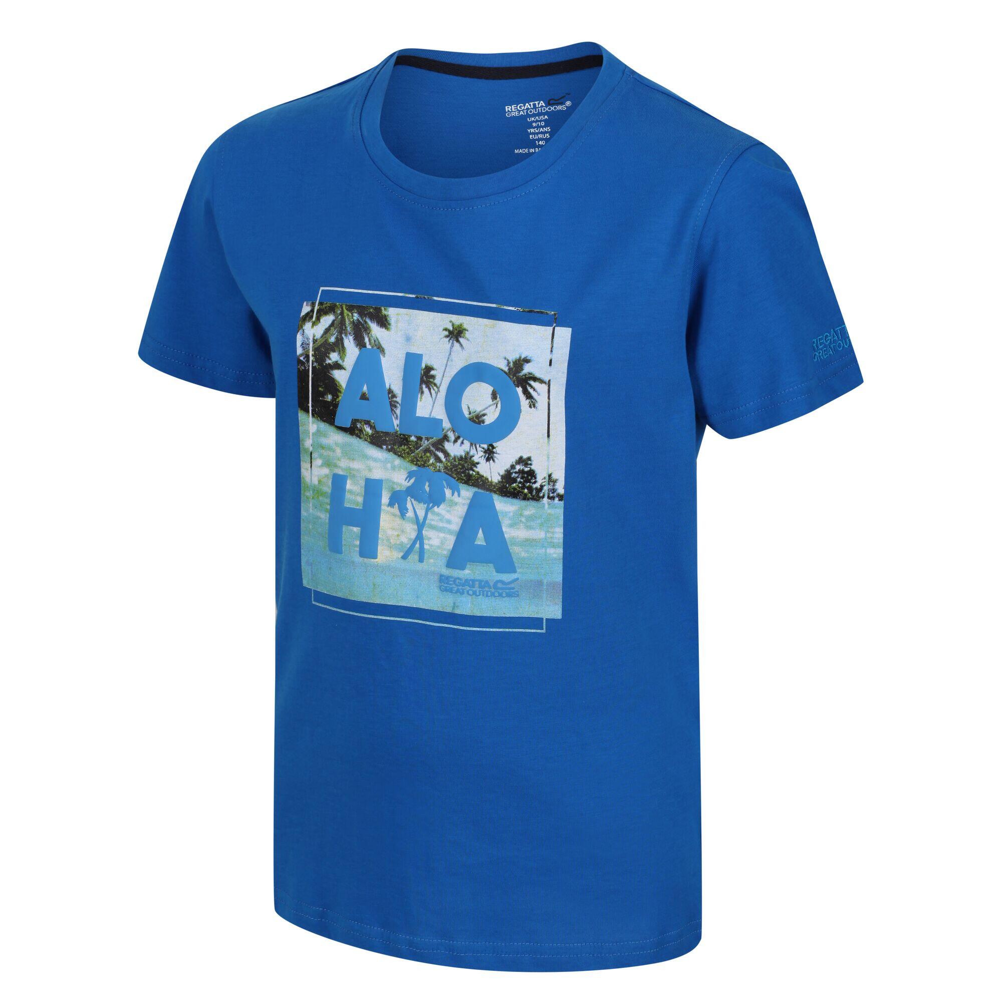 Bosley V Kids Walking Short Sleeve T-Shirt - Imperial Blue 3/5