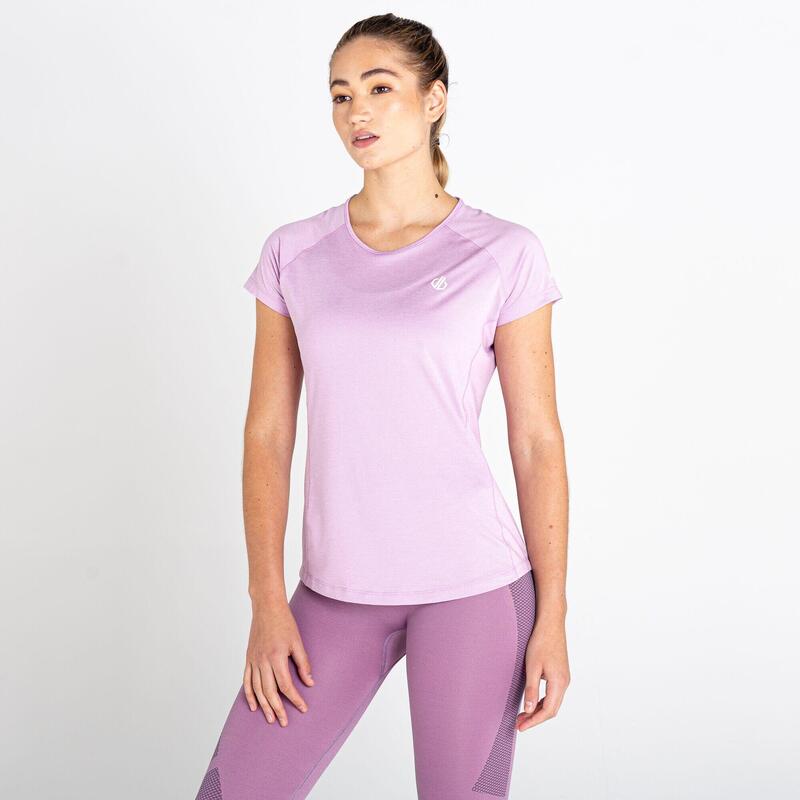 T-shirts e camisas para senhora - Corral Tee W - Lupine Lavender Marl