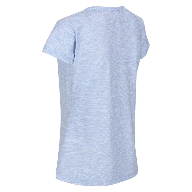 Limonite V T-shirt Fitness pour femme - Bleu