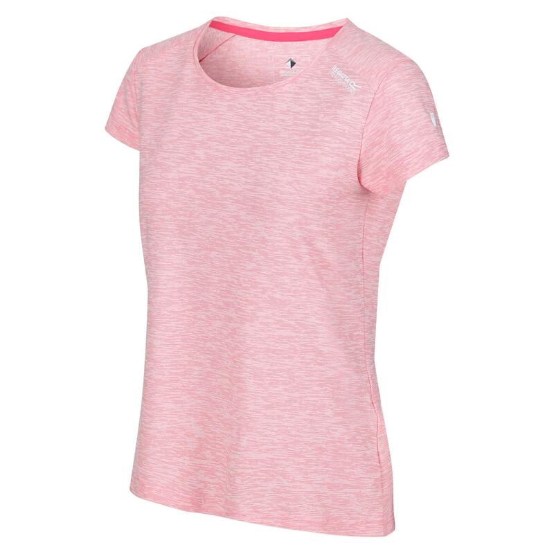 Limonite V T-shirt Fitness pour femme - Rose