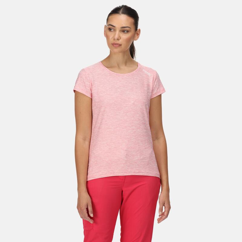 Limonite V T-shirt Fitness pour femme - Rose