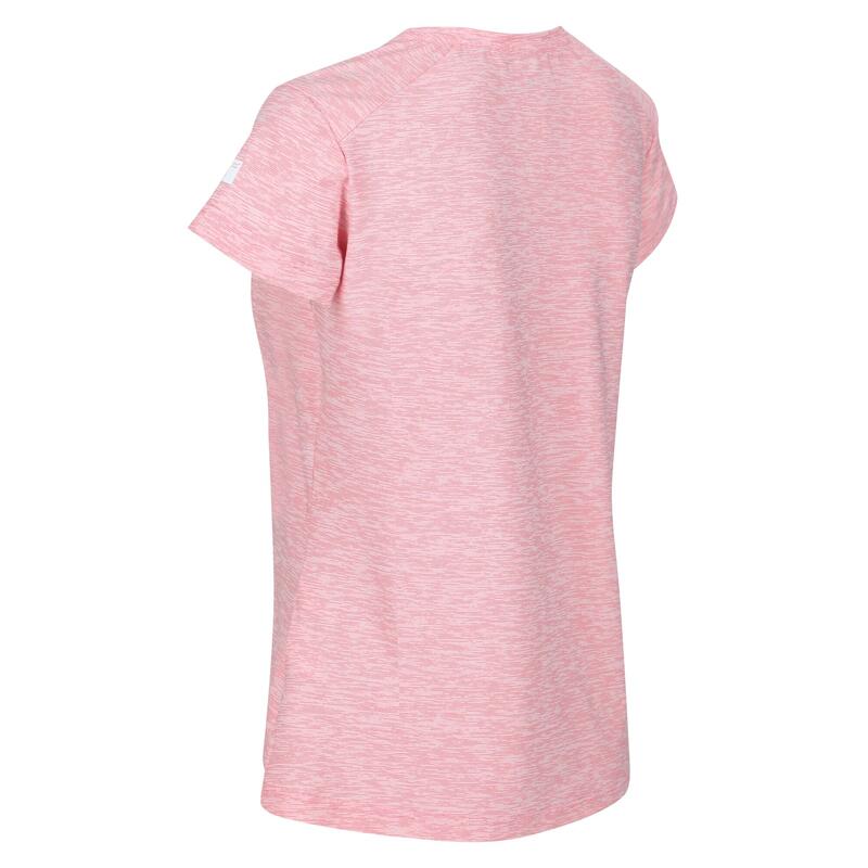 Limonite V T-shirt Fitness pour femme - Rose