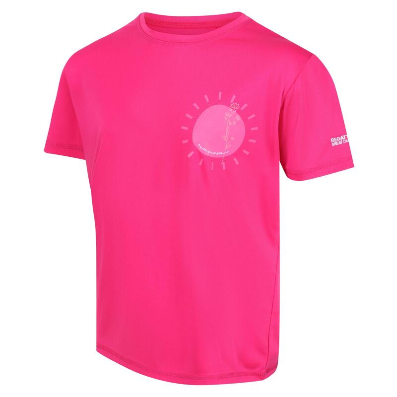 Alvarado VI T-shirt de marche à manches courtes pour enfant - Rose