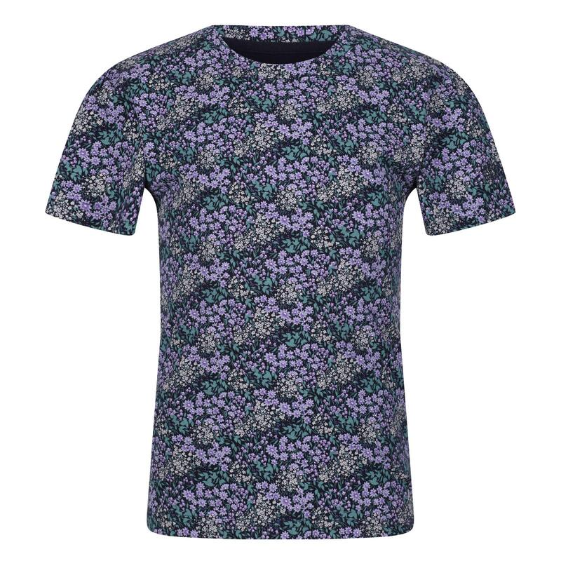 Kinderen/Kinderen Bosley V Ditsy Print Tshirt (Marine)